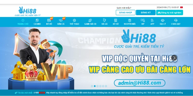 Tổng quan mọi chi tiết về hệ thống cá cược trực tuyến casino Hi88